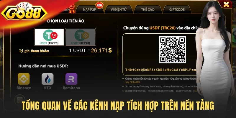 Tổng quan về các kênh nạp tích hợp trên nền tảng